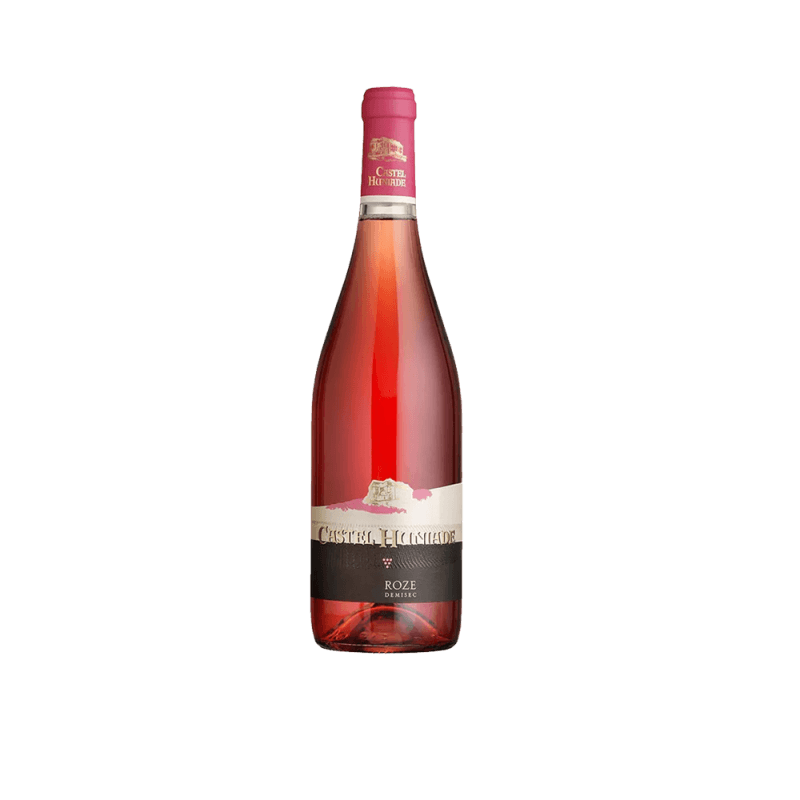 Vin roze demisec Castel Huniade
