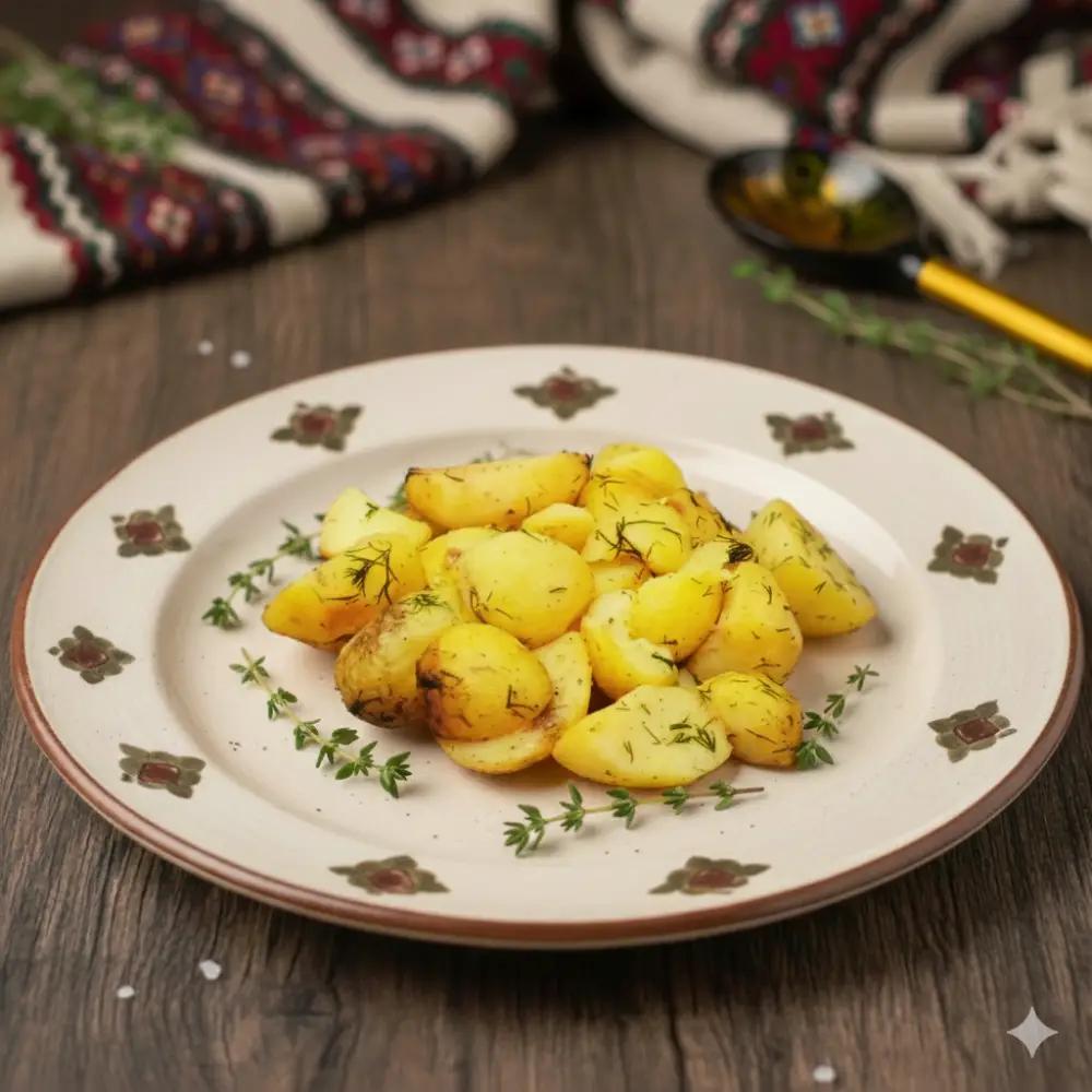 Cartof copt cu rozmarin