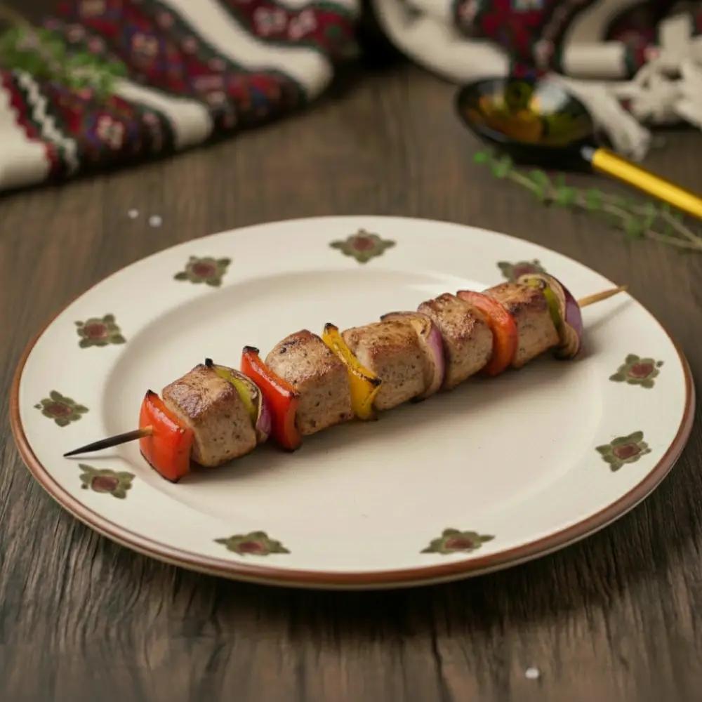 Frigărui de porc cu legume