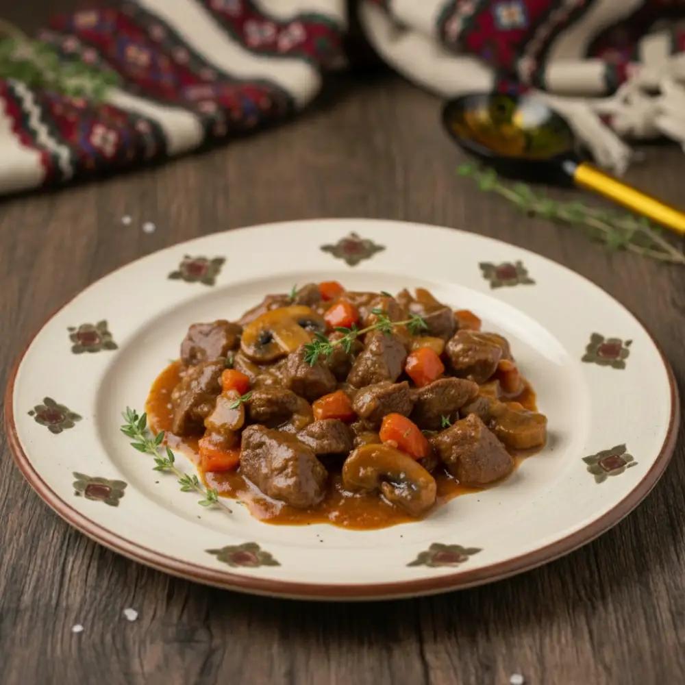 Tocană de vită cu legume